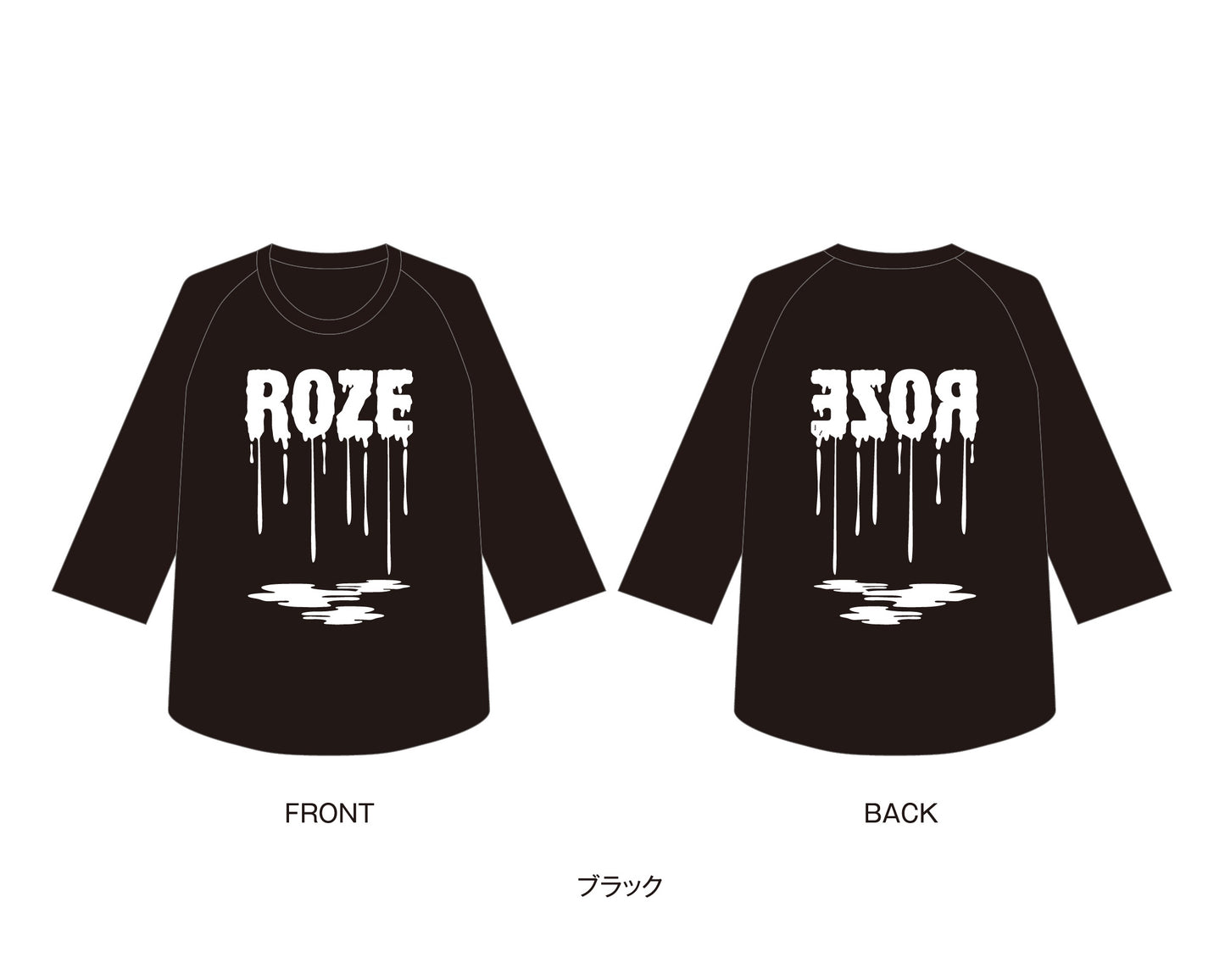 ROZE ラグランTシャツ